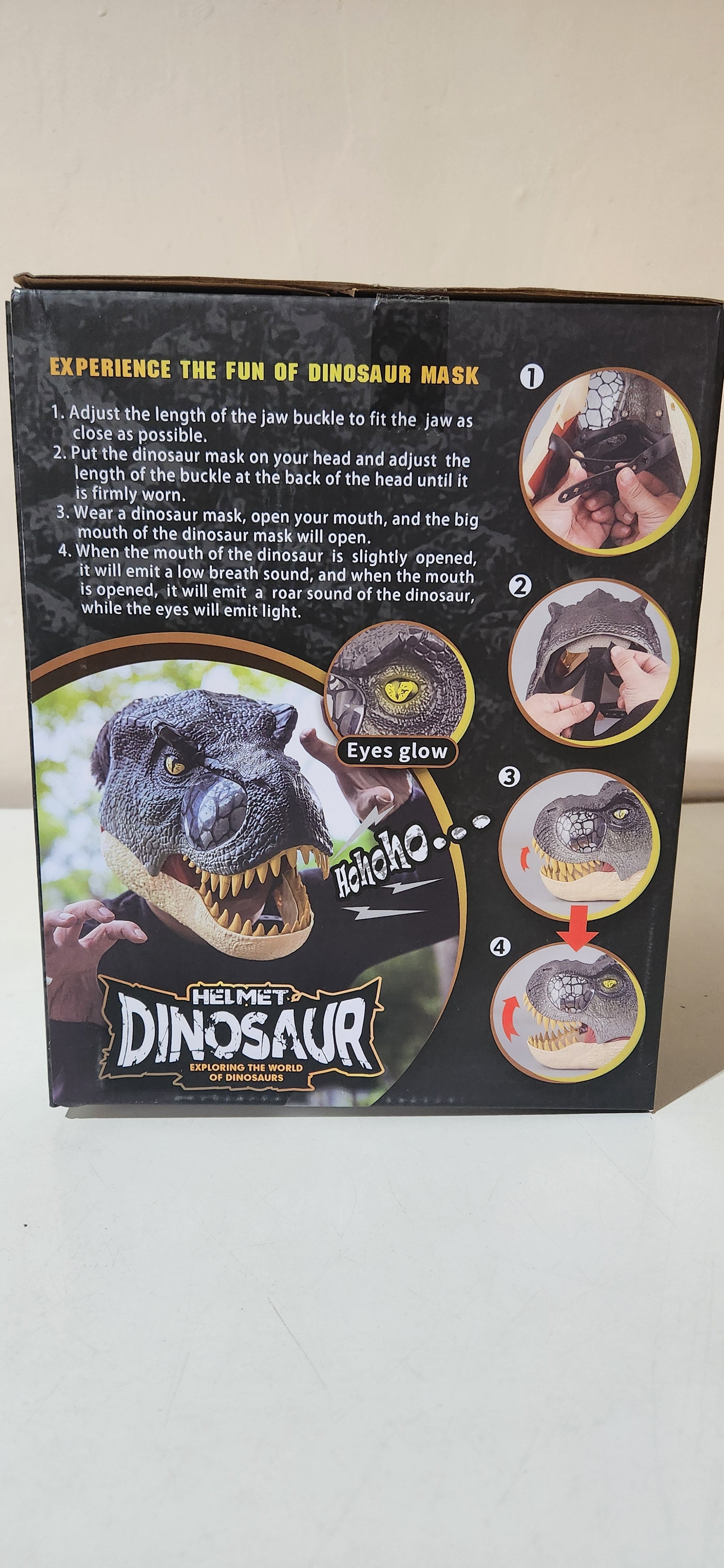 Máscara De Dinossauro Vocal